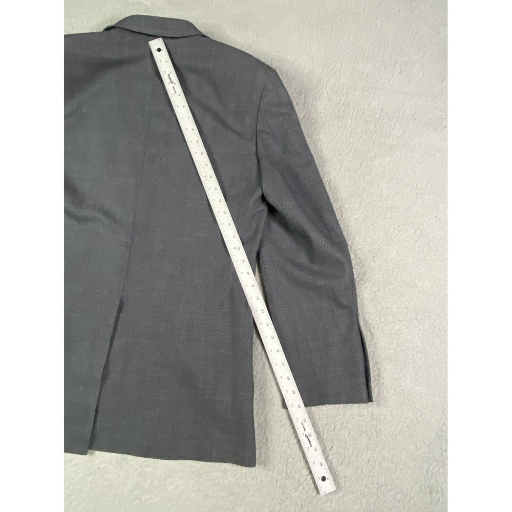 Brooks Brothers Suit Jacket 40 R Gray Wool Birdseye Luxury Brooksease Sport Coat - Picture 7 of 16